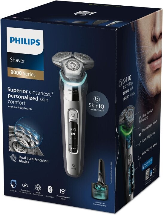 Philips SHAVER Series 9000 S9975/55 Wet & Dry electric shaver with ...