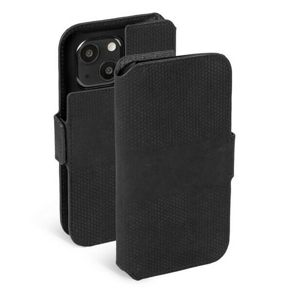 Krusell PhoneWallet Leather iPhone 13 6.1" czarny|black 62394 (Фото 1)