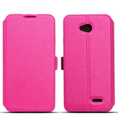 Telone Супер тонкий Чехол-книжка со стендом HTC Desire 520 Розовый (Фото 2)