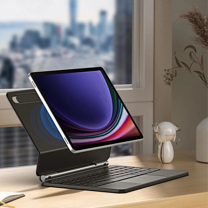Dux Ducis Keyboard (MK Series) Case with Bluetooth Keyboard for Samsung Galaxy Tab S9 | S8 | S7 - Black (Фото 8)