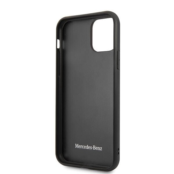 Mercedes MEHCN58VWOBR iPhone 11 Pro hard case brązowy|brown Wood Line Rosewood (Attēls 4)