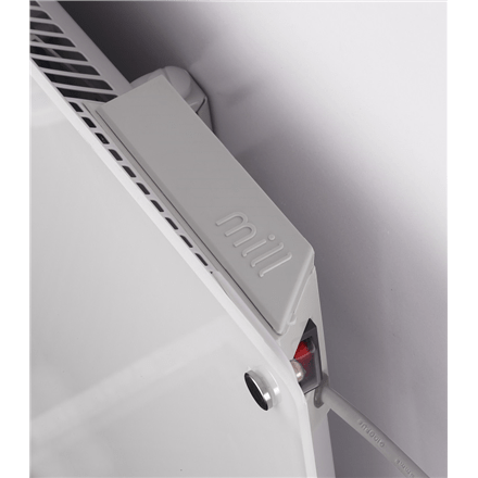 Mill Glass MB800L DN Panel Heater, 800  W, Suitable for rooms up to 14 m², Number of fins Inapplicable, White (Attēls 7)