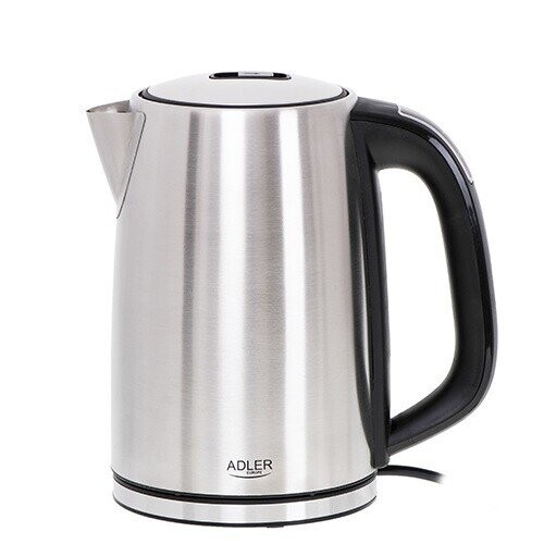 Adler Kettle AD 1340	 Electric, 2200 W, 1.7 L, Stainless steel, 360° rotational base, Inox (Фото 1)