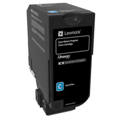 Lexmark Lexmark High Capacity Cyan Return Programme 84C2HC0 Toner Cartridge Lexmark (Attēls 1)