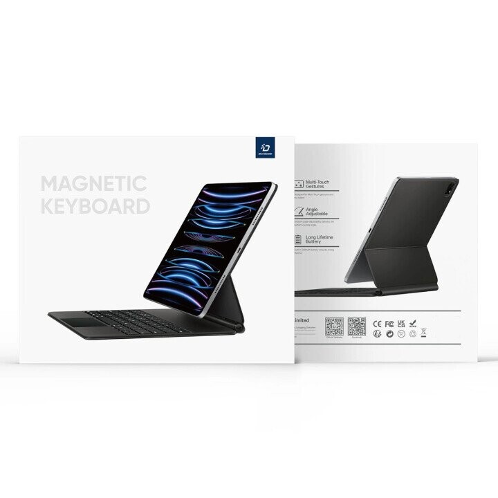 Dux Ducis Keyboard (MK Series) Case with Bluetooth Keyboard for Samsung Galaxy Tab S9 | S8 | S7 - Black (Фото 15)