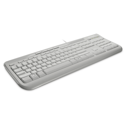 Microsoft ANB-00032 Wired Keyboard 600 Standard, Wired, Keyboard layout EN, 2 m, White, English, 595 g (Фото 1)