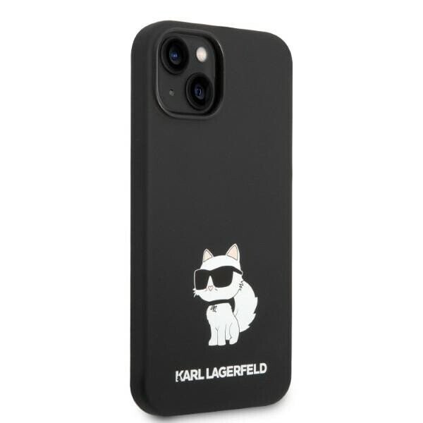 Karl Lagerfeld KLHMP14MSNCHBCK iPhone 14 Plus 6,7" hardcase czarny|black Silicone Choupette MagSafe (Attēls 4)