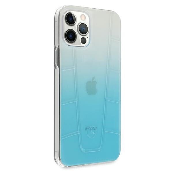 Mercedes MEHCP12LCLGBL iPhone 12 Pro Max 6,7" niebieski|blue hardcase Transparent Line (Фото 4)