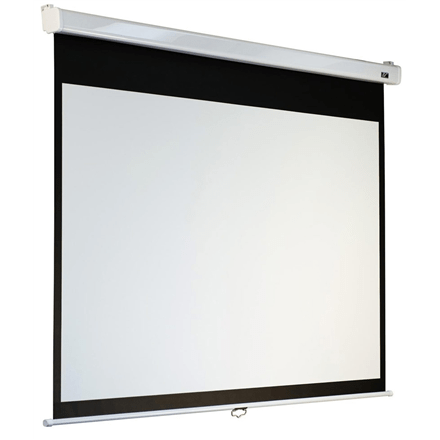 Elite Screens Manual Series M119XWS1 Diagonal 119 ", 1:1, Viewable screen width (W) 213 cm, White (Attēls 1)