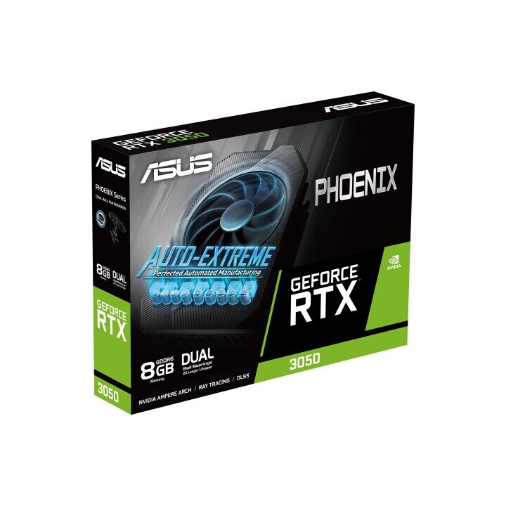 ASUS Phoenix PH-RTX3050-8G-V2 NVIDIA GeForce RTX 3050 8 GB GDDR6 (Attēls 9)