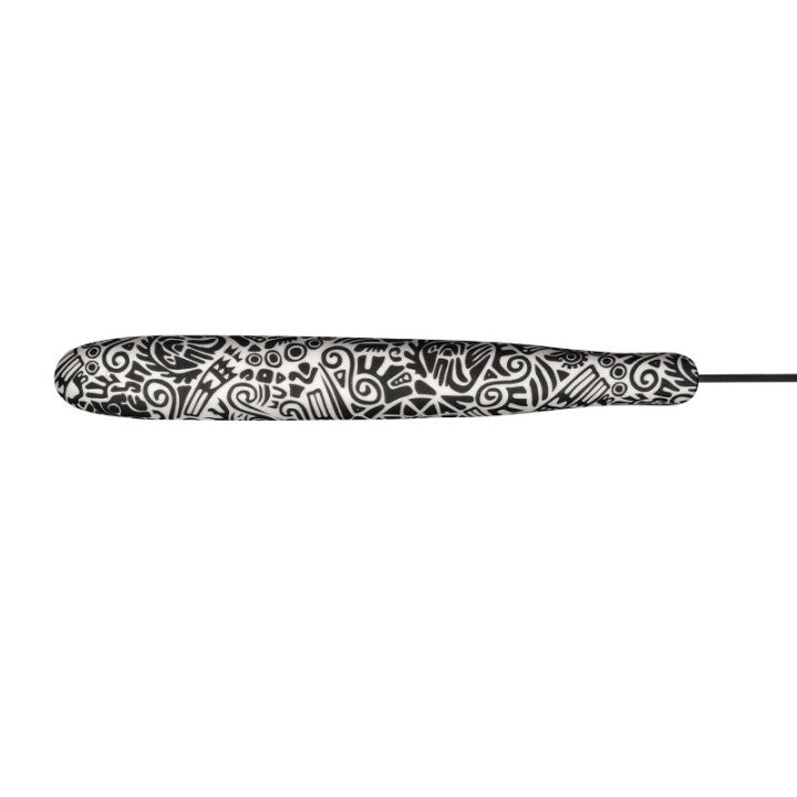 Samura Inca Кухонный нож Nakiri с 165 mm черным циркония керамическим лезвием и ABS TPR повверхностю ручкой (Фото 6)
