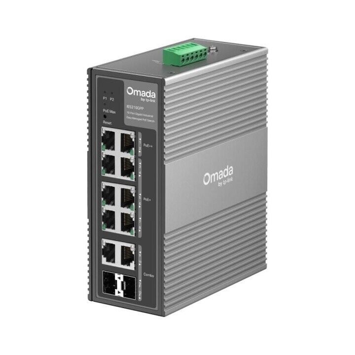 NET SWITCH 10PORT 10/100/1000M/OMADA IES210GPP TP-LINK (Attēls 1)