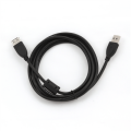 Cablexpert USB 2.0 A M/FM 1.8 m, Black, USB extension cable (Attēls 1)