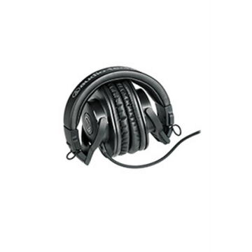 Audio Technica ATH-M30X 3.5mm (1/8 inch), Headband/On-Ear, Black (Attēls 1)