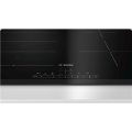 Bosch PXE651FC1E Ceramic Hob 60cm, 4 cooking zones, 17 power levels, 7400W, Black Bosch Induction, Number of burners/cooking zones 4, Black, Display, Timer (Фото 1)