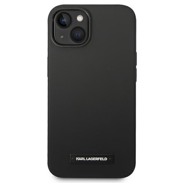Karl Lagerfeld KLHMP14SSLMP1K iPhone 14 6,1" hardcase czarny|black Silicone Plaque Magsafe (Attēls 3)