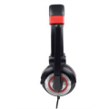 Gembird MHS-002 Stereo headset 3.5 mm, Black/Red, Built-in microphone (Attēls 3)