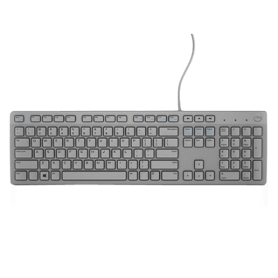 Dell KB216 Multimedia, Wired, Keyboard layout EN, Grey, English, Numeric keypad (Attēls 2)