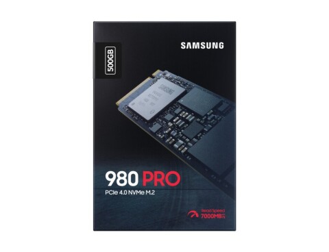 Samsung 980 PRO M.2 500 GB PCI Express 4.0 V-NAND MLC NVMe (Attēls 5)