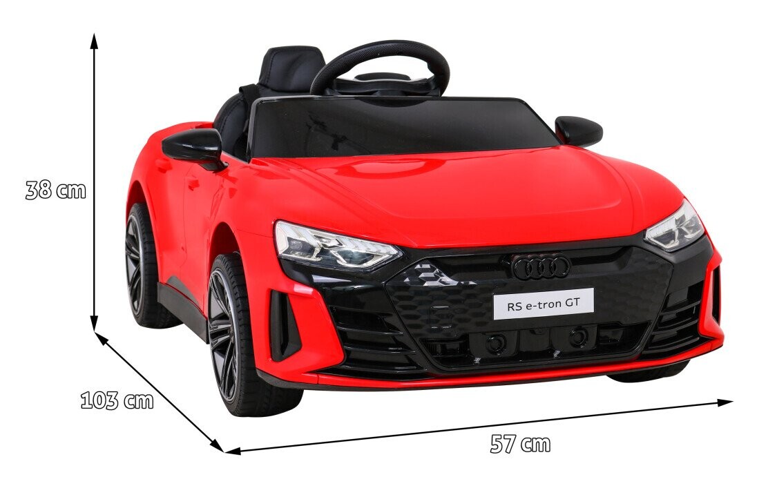 Audi RS E-Tron GT sarkans (Attēls 12)