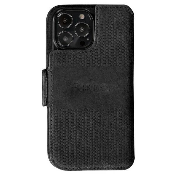 Krusell PhoneWallet Leather iPhone 13 Pro Max 6.7" czarny|black 62396 (Фото 2)