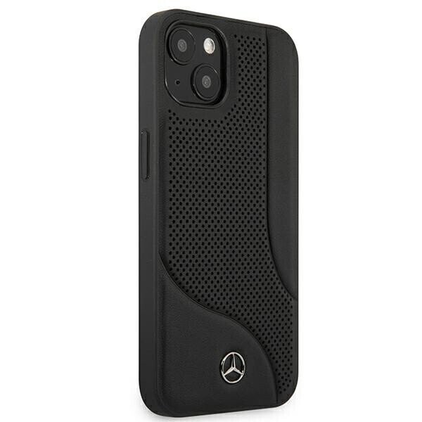 Mercedes MEHCP13SCDOBK iPhone 13 mini 5,4" czarny|black hardcase Leather Perforated Area (Attēls 4)