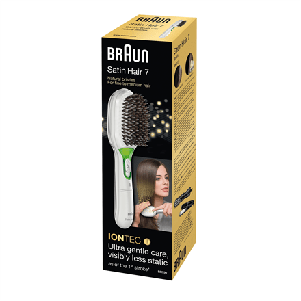 Braun BR750 Satin Hair Ionic Brush, White Braun BR750 Green, White (Фото 5)