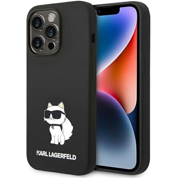 Karl Lagerfeld KLHMP14XSNCHBCK iPhone 14 Pro Max 6,7" hardcase czarny|black Silicone Choupette MagSafe (Фото 1)