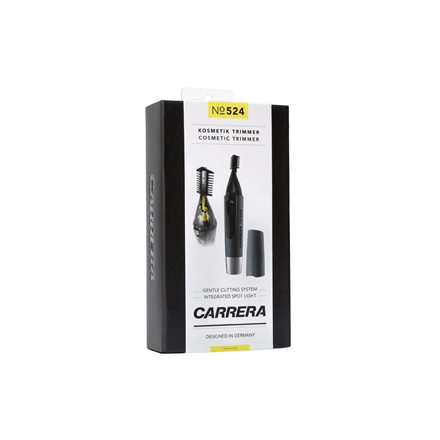 Carrera Wet &amp; Dry, Step precise 0,4 mm, Cutting length 0.4 mm, eyebrow trimming attachment comb for 4 or 8 mm, Waterproof, 1,5 h, Hair Cosmetic Trimmer, 524 Cosmetic Trimmer (Фото 2)