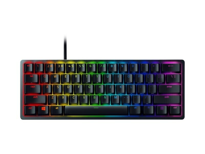 Razer Huntsman Mini 60% Optical Gaming Keyboard, Red Switch, Nordic layout, Wired, Black (Attēls 2)