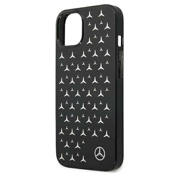 Mercedes MEHCP13MESPBK iPhone 13 6,1" czarny|black hardcase Silver Stars Pattern (Attēls 6)