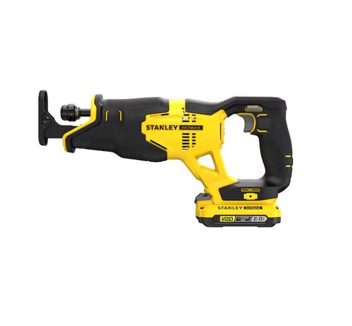Stanley | 18V V20 Reciprocating Saw - 2 x 2.0Ah Kitbox | SFMCS300D2K-QW | 18 V (Attēls 2)