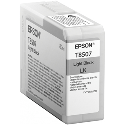 Epson T8507 Ink Cartridge, Light Black (Attēls 1)