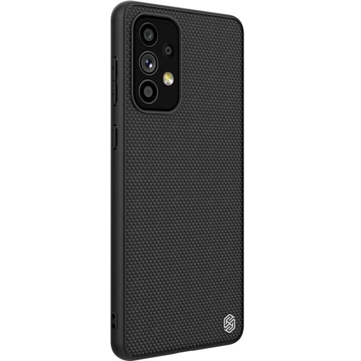 Nillkin Textured Case durable reinforced case with gel frame and nylon back for Samsung Galaxy A73 black (Attēls 7)