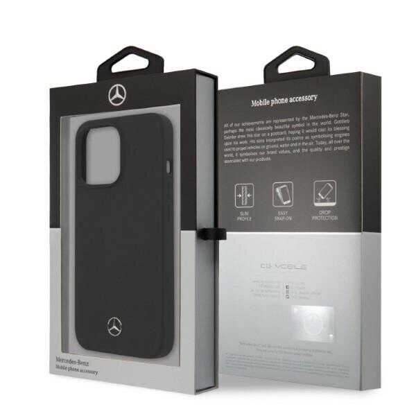 Mercedes MEHMP13XSILBK iPhone 13 Pro Max 6,7" czarny|black hardcase Silicone Magsafe (Attēls 7)