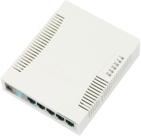 MikroTik Switch RB260GS 10/100/1000 Mbit/s, Ethernet LAN (RJ-45) ports 5, SFP ports quantity 1, Desktop, POE-in (Attēls 3)