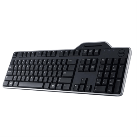 Dell KB813 Smartcard keyboard, Wired, Black, English (Attēls 1)