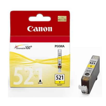 Canon CLI-521Y Ink Cartridge, Yellow (Attēls 2)