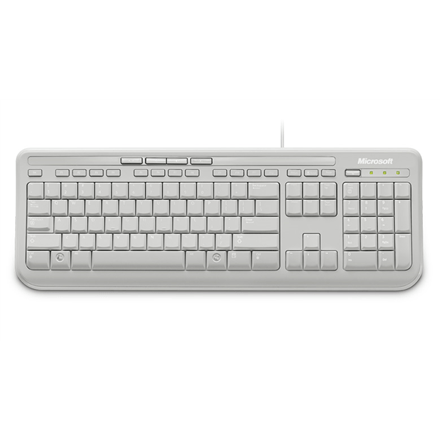 Microsoft ANB-00032 Wired Keyboard 600 Standard, Wired, Keyboard layout EN, 2 m, White, English, 595 g (Фото 4)