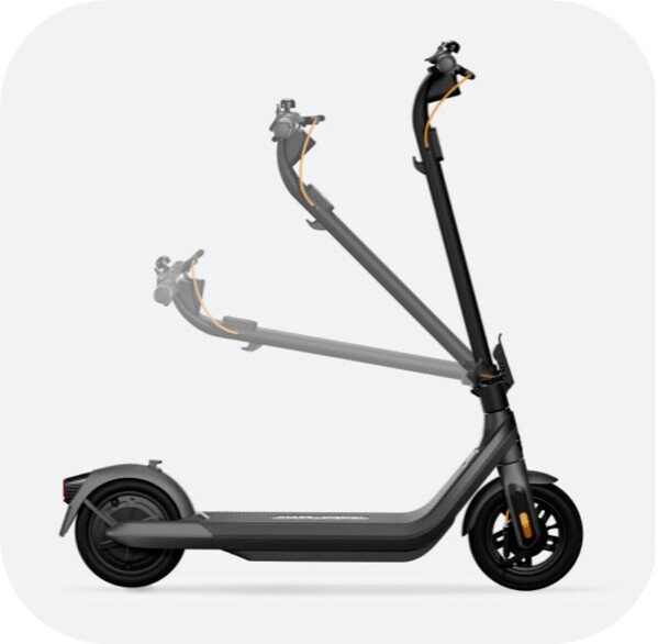 Ninebot by Segway Kickscooter E2 PRO E, Black (Attēls 1)