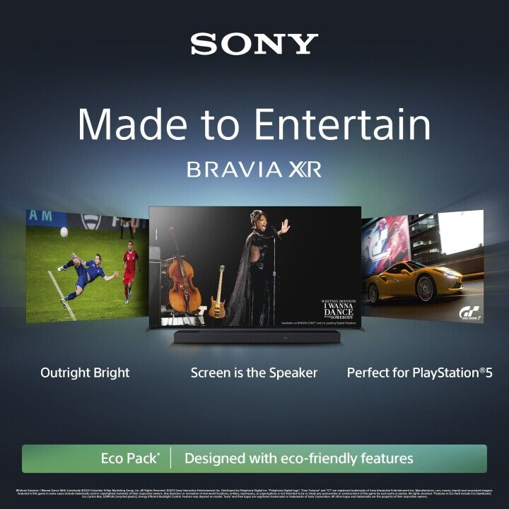 Sony BRAVIA XR | XR-75X90L | Full Array LED | 4K HDR | Google TV | ECO PACK | BRAVIA CORE | Perfect for PlayStation5 | Aluminium Seamless Edge Design (Attēls 2)