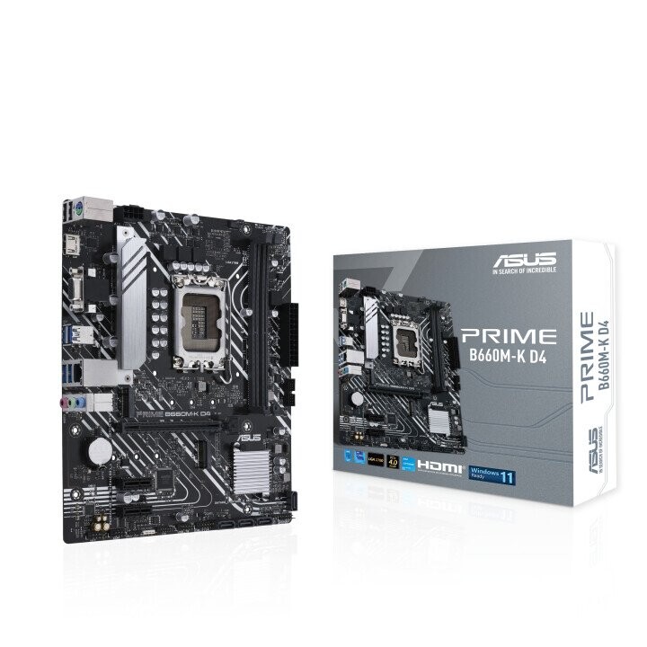 ASUS PRIME B660M-K D4 Intel B660 LGA 1700 micro ATX (Attēls 2)