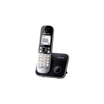 Panasonic Cordless KX-TG6811FXB Black, Caller ID, Wireless connection, Phonebook capacity 120 entries, Conference call, Built-in display, Speakerphone (Фото 2)