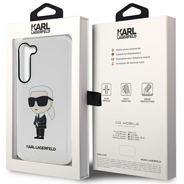 Karl Lagerfeld KLHCS23SHNIKTCT S23 S911 transparent hardcase Ikonik Karl Lagerfeld (Фото 8)