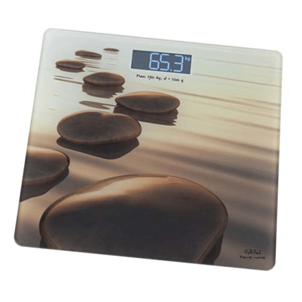 Gallet Personal scale Pierres beiges GALPEP951 Maximum weight (capacity) 150 kg, Accuracy 100 g, Photo with motive (Attēls 1)