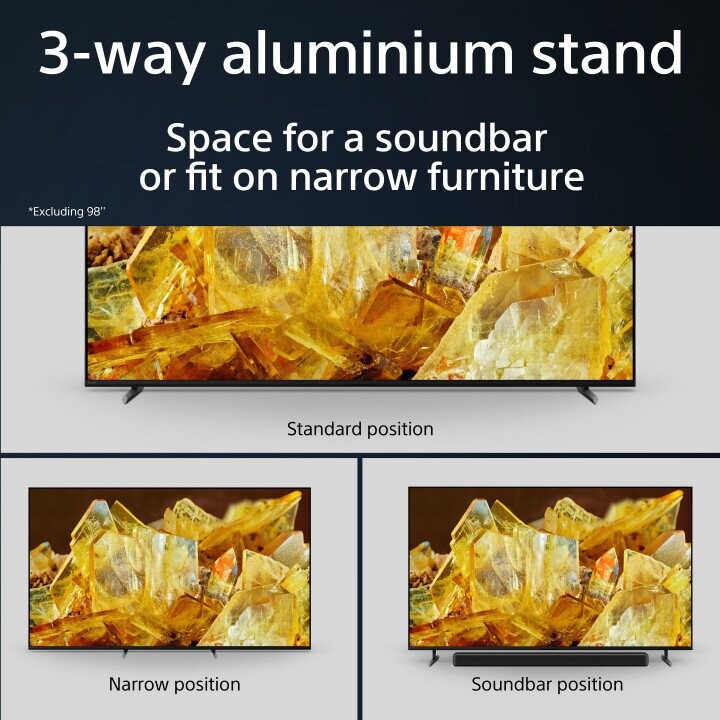 Sony BRAVIA XR | XR-75X90L | Full Array LED | 4K HDR | Google TV | ECO PACK | BRAVIA CORE | Perfect for PlayStation5 | Aluminium Seamless Edge Design (Attēls 11)