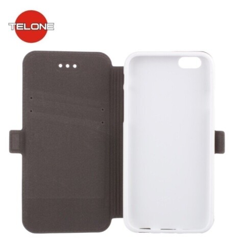 Telone Супер тонкий Чехол-книжка со стендом Apple iPhone 6 4.7inch Белый (Фото 1)
