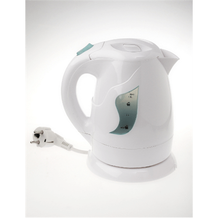 Adler AD 08 Standard kettle, Plastic, White, 850 W, 1 L, 360° rotational base (Attēls 2)