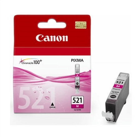 Canon CLI-521M Ink Cartridge, Magenta (Attēls 2)