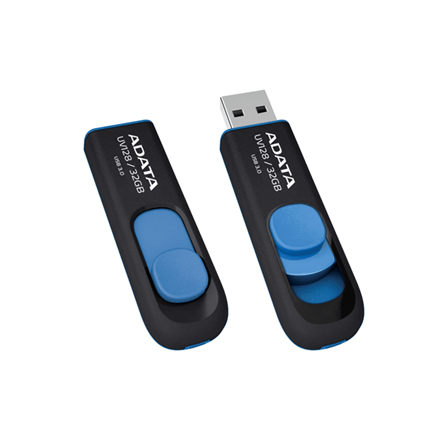 ADATA UV128 32 GB, USB 3.0, Black/Blue (Фото 1)